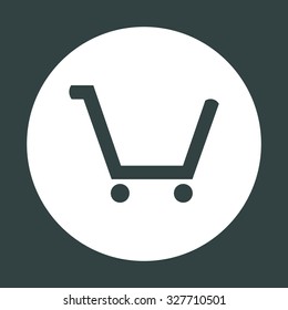 put in shopping cart. icon. vector design