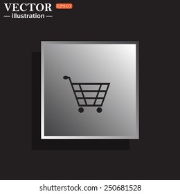 put in shopping cart , vector illustration, EPS 10