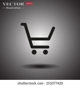 put in shopping cart , vector illustration, EPS 10