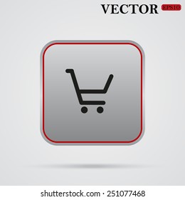 put in shopping cart , vector illustration, EPS 10
