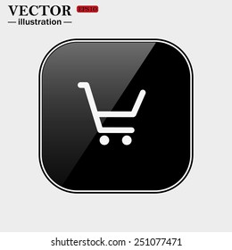 put in shopping cart , vector illustration, EPS 10