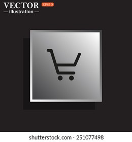 put in shopping cart , vector illustration, EPS 10