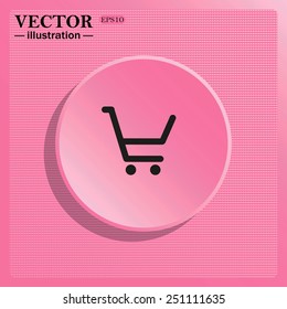 put in shopping cart , vector illustration, EPS 10