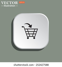 put in shopping cart , vector illustration, EPS 10