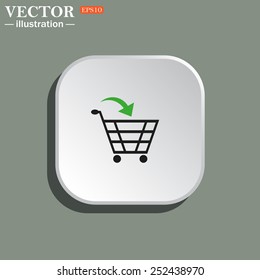 put in shopping cart , vector illustration, EPS 10