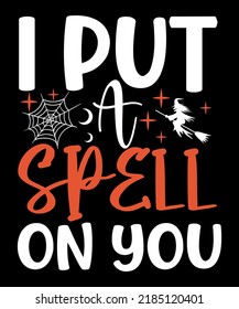 Le puse un hechizo al diseño de camisetas de Halloween