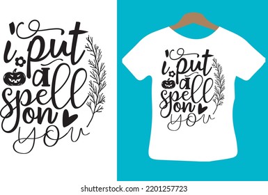 i put a spell on you svg
