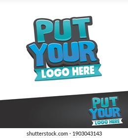 Put Your Here Typo Logo