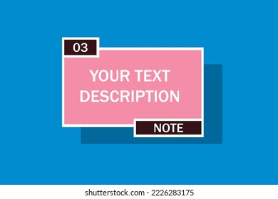 Put your own text here background template vector