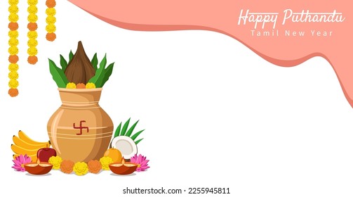 Puthandu Tamil New Year banner