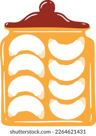 Putri salju indonesia eid cookie illustration