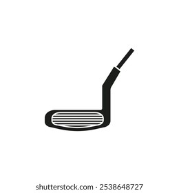 Putter icon flat line symbol set.