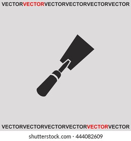 Putty knife icon.