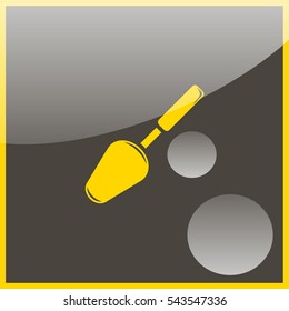 Putty knife icon.