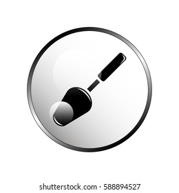Putty knife icon.