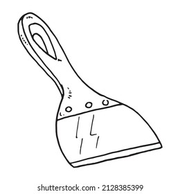 Icono de cuchillo insignificante. Caricatura del vector del cuchillo de puña sobre fondo blanco.