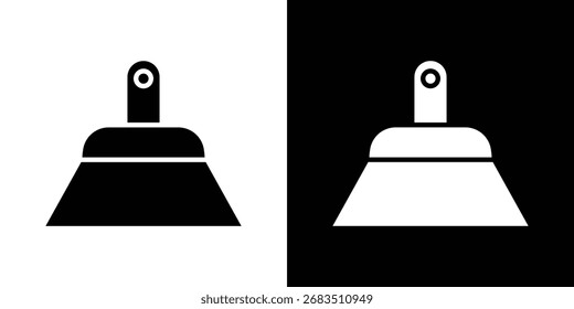 Colección de icono de cuchillo de masilla. Ilustración plana de icono de Vector