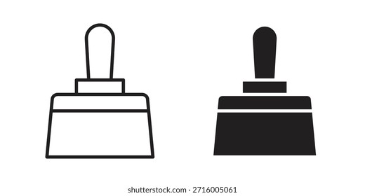 Concepto de icono de cuchillo de masilla para infografía, Sitio web o App.