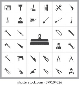 putty knife icon. Construction icons universal set for web and mobile