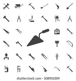 putty knife icon. construction, tools icons universal set for web and mobile