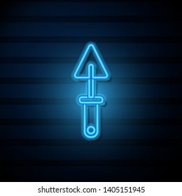 # Putty knife icon design vector symbols.
