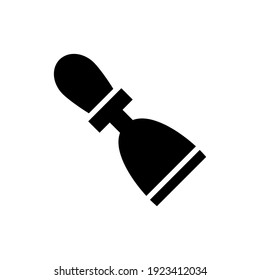 putty knife icon or logo isolated sign symbol vector illustration - high quality black style vector icons
