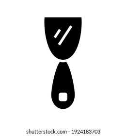 putty knife icon or logo isolated sign symbol vector illustration - high quality black style vector icons
