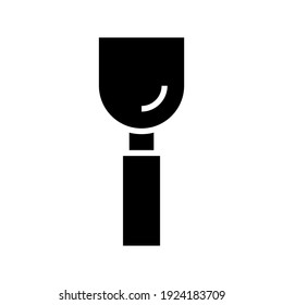 putty knife icon or logo isolated sign symbol vector illustration - high quality black style vector icons
