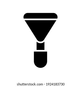 putty knife icon or logo isolated sign symbol vector illustration - high quality black style vector icons
