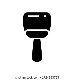 putty knife icon or logo isolated sign symbol vector illustration - high quality black style vector icons
