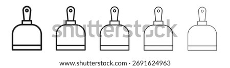 Putty knife icon. modern outline style vector icons series