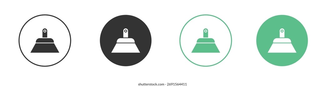 Conjunto de iconos de cuchillo de masilla. para concepto móvil y Diseño web.