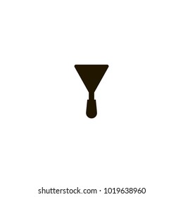 putty knife icon. sign design