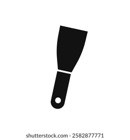 Putty knife icon Symbol mark in Outline style