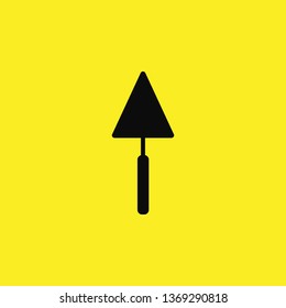 putty knife icon vector