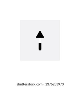 putty knife icon vector