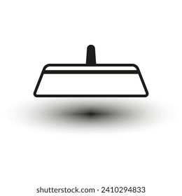 Putty knife icon. Vector illustration. EPS 10.