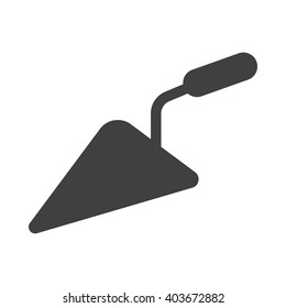 putty knife icon Vector Illustration on the white background.