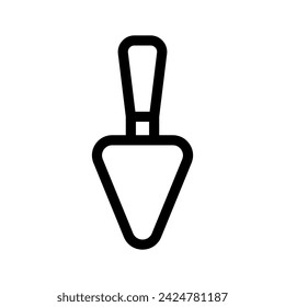 Icono de cuchillo de masilla Vector Símbolo Diseño Ilustración
