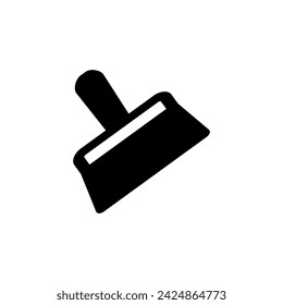 Putty knife  icon vector. Tool illustration sign. Putty symbol. Repair logo.