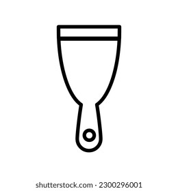 Putty knife icon,vector illustration. vector putty knife icon illustration isolated on White background 