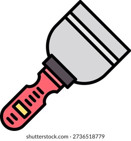 Putty Knife New Creative Icon Design Vector