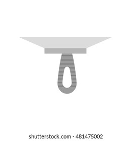 Putty knife, spatula illustration on the white background. Vector illustration