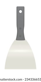 Putty knife spatula. vector illustration