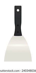 Putty knife spatula. vector illustration