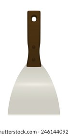 Putty knife spatula. vector illustration