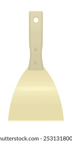 Putty knife spatula. vector illustration