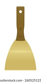 Putty knife spatula. vector illustration