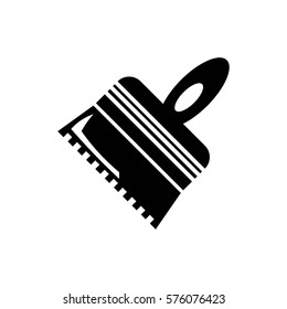putty knife vector icon
