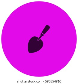 Putty knife vector  icon